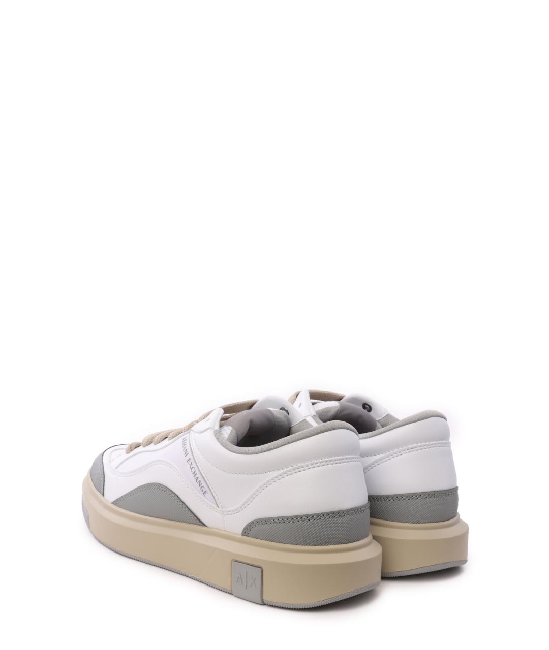 ARMANI EXCHANGE Белые низкие кроссовки / кеды, фото 3