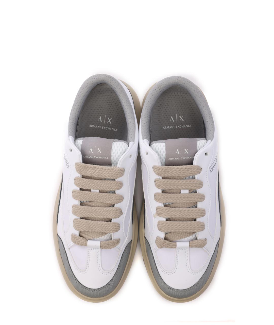 ARMANI EXCHANGE Белые низкие кроссовки / кеды, фото 5