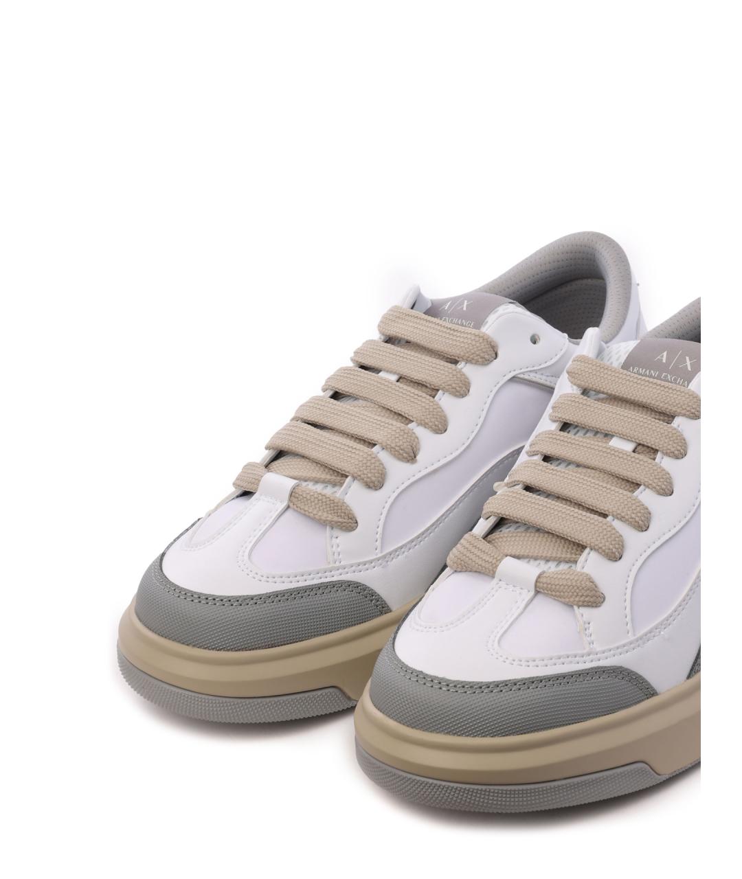 ARMANI EXCHANGE Белые низкие кроссовки / кеды, фото 6