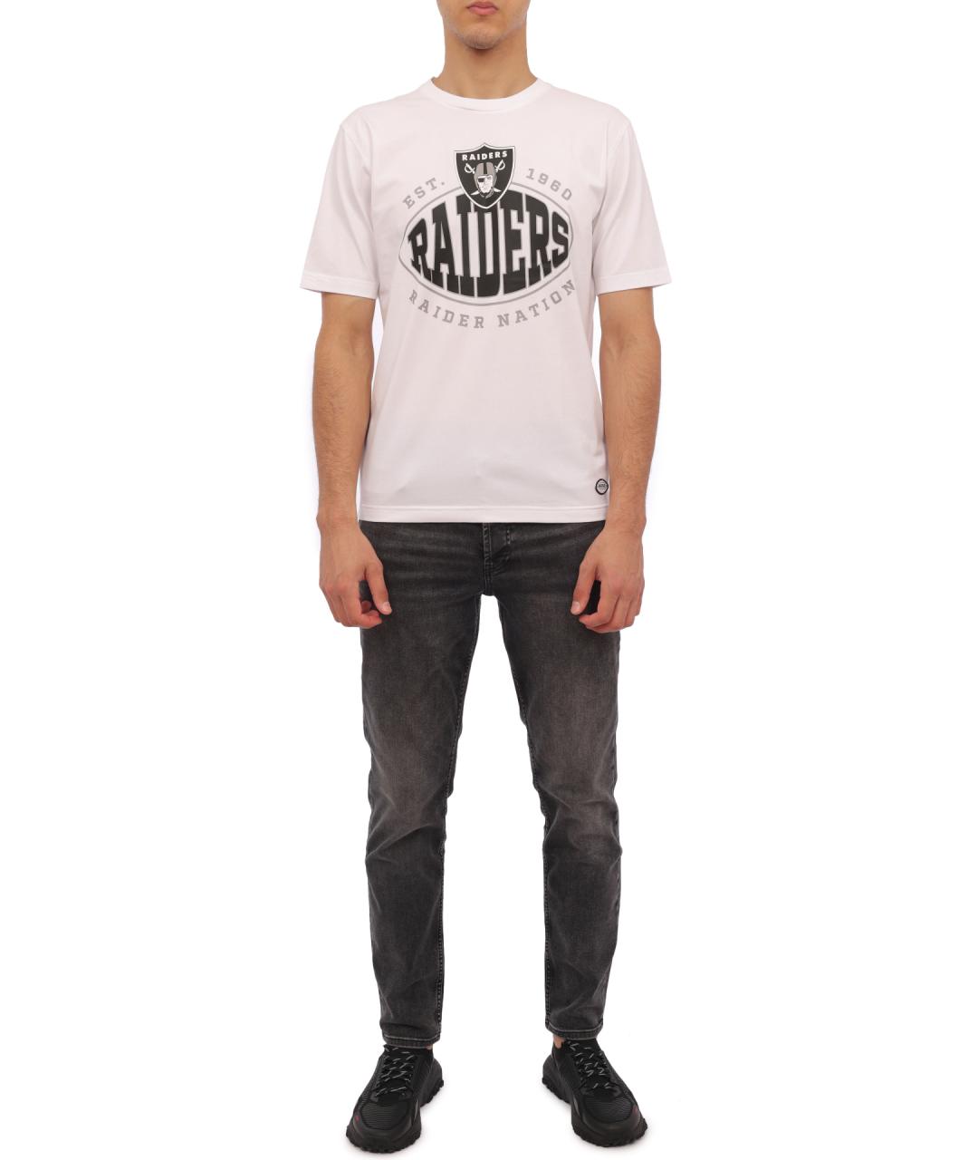 HUGO BOSS Белая хлопковая футболка, фото 6