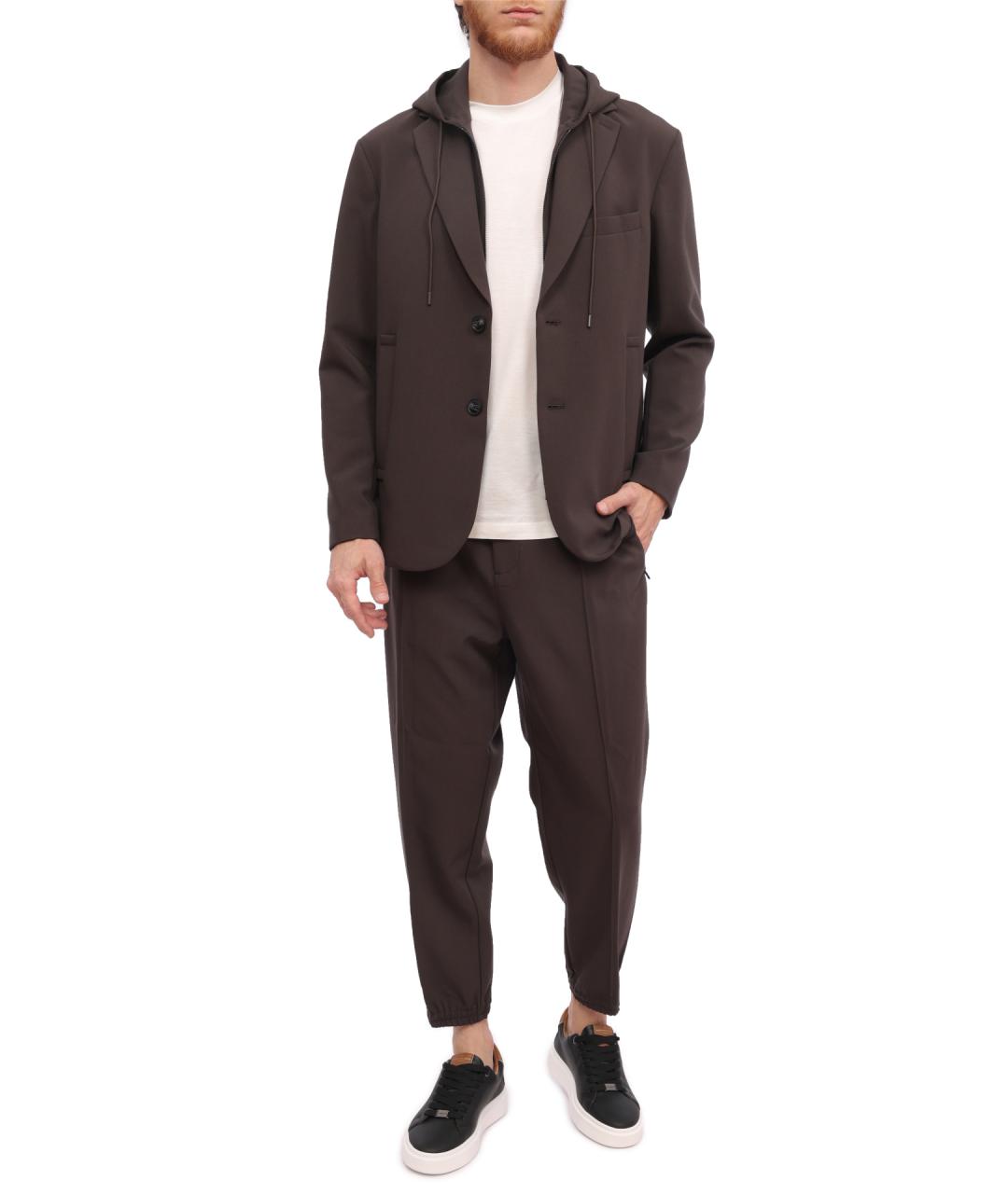 EMPORIO ARMANI Коричневый пиджак, фото 2