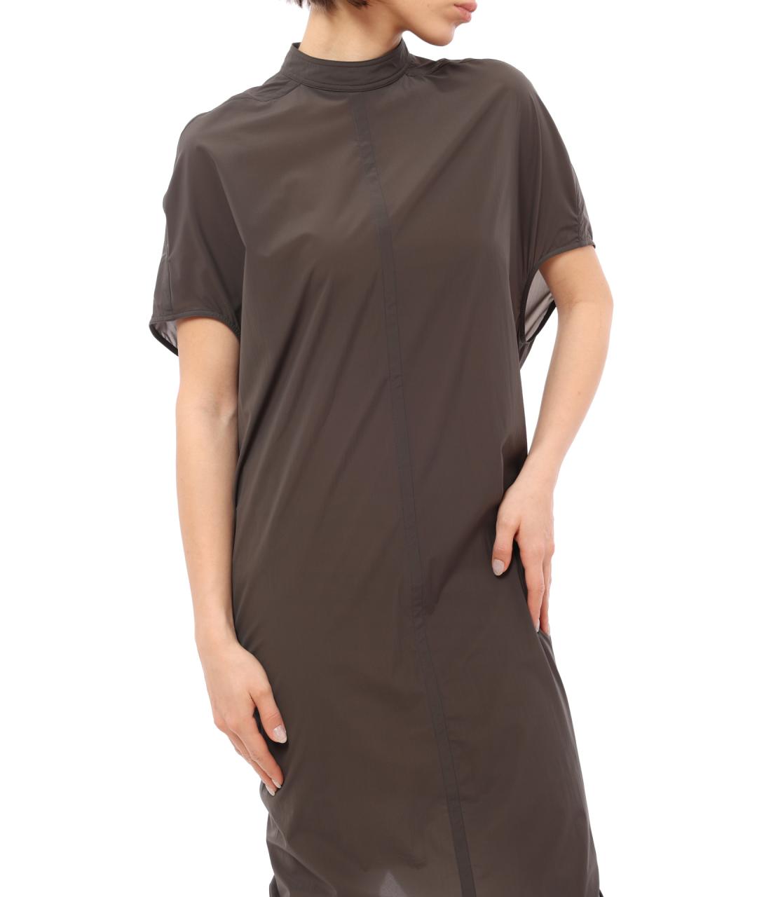 RICK OWENS Коричневое повседневное платье, фото 5