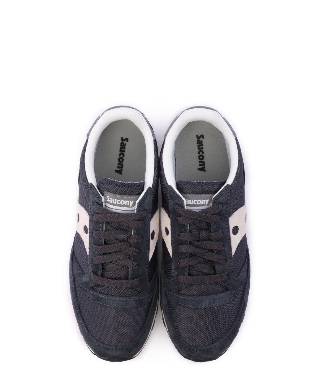 SAUCONY Темно-синие замшевые низкие кроссовки / кеды, фото 5