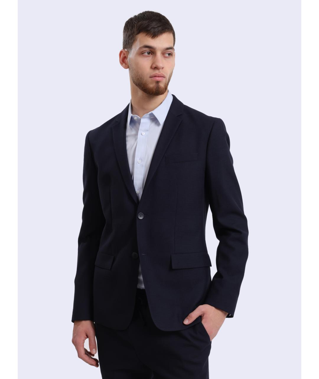 CALVIN KLEIN Синий пиджак, фото 3