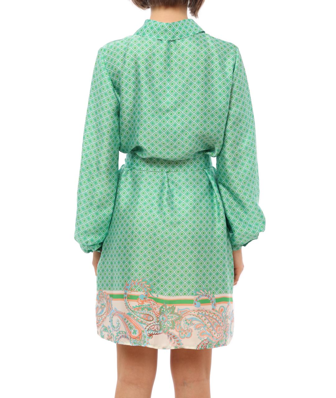 LIU JO Зеленые платье, фото 4