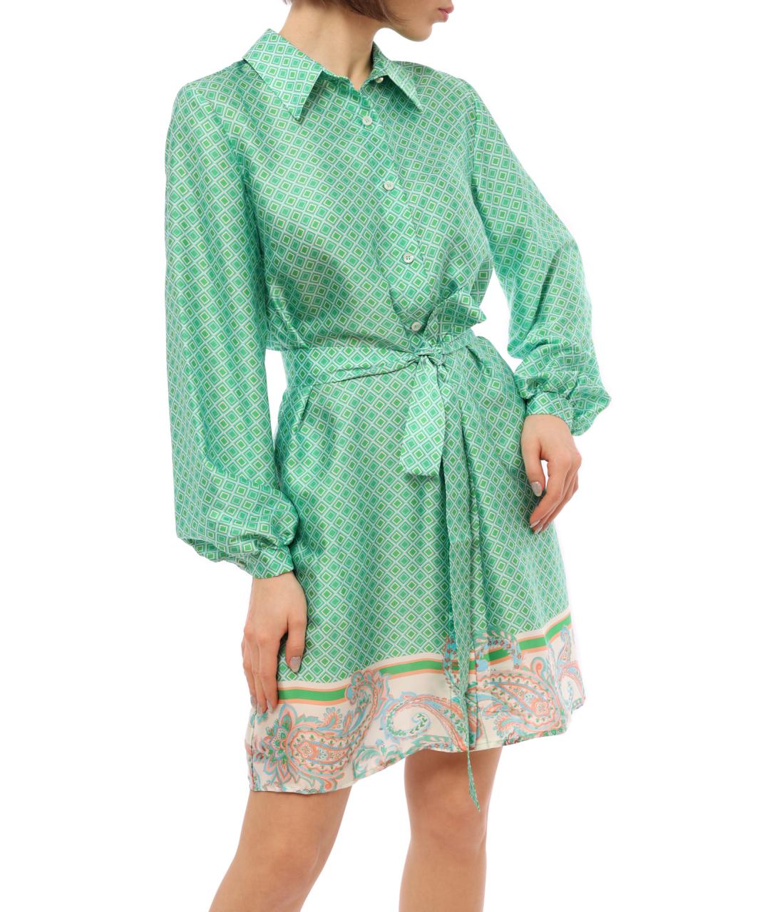 LIU JO Зеленые платье, фото 5