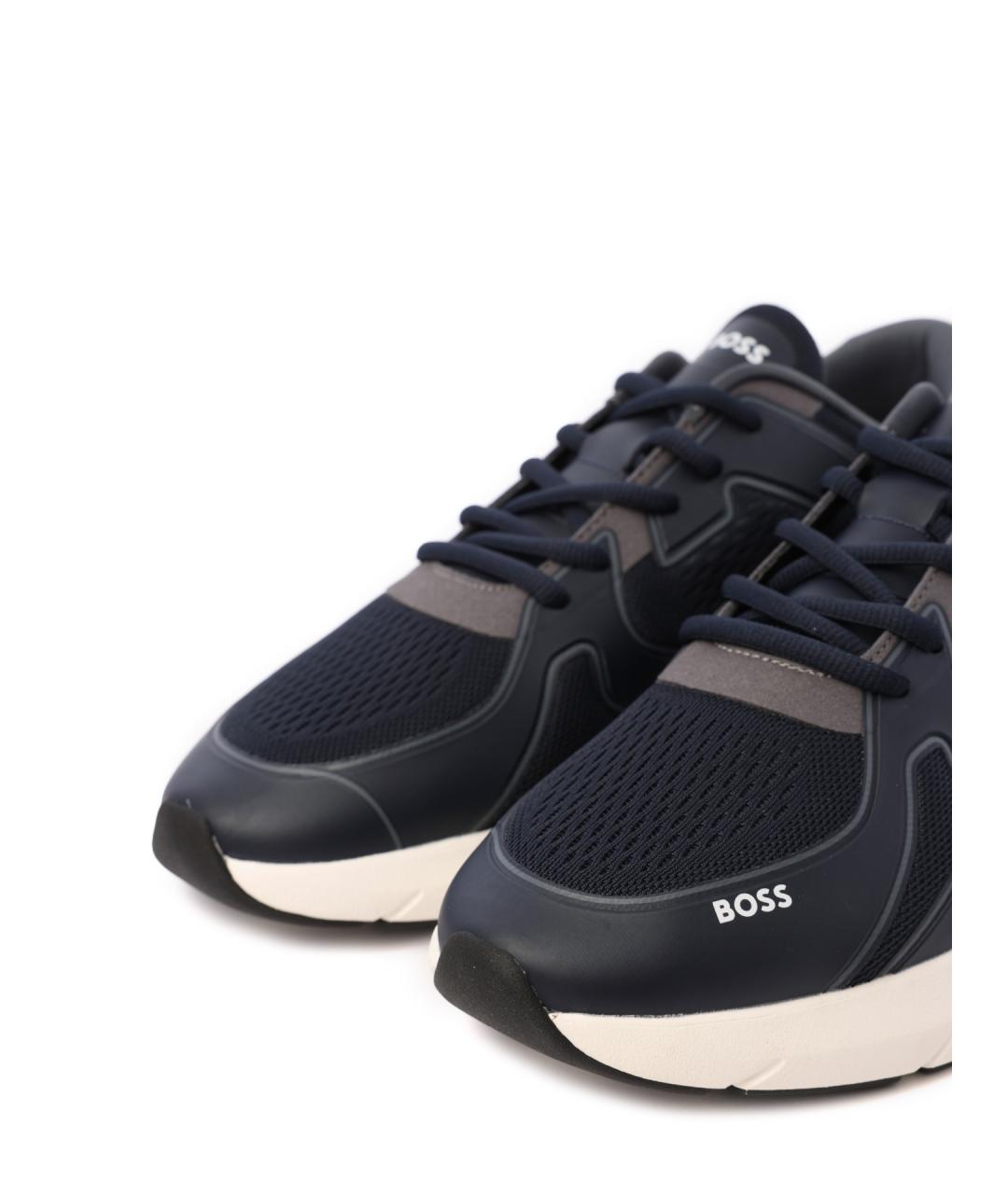 HUGO BOSS Черные высокие кроссовки / кеды, фото 6