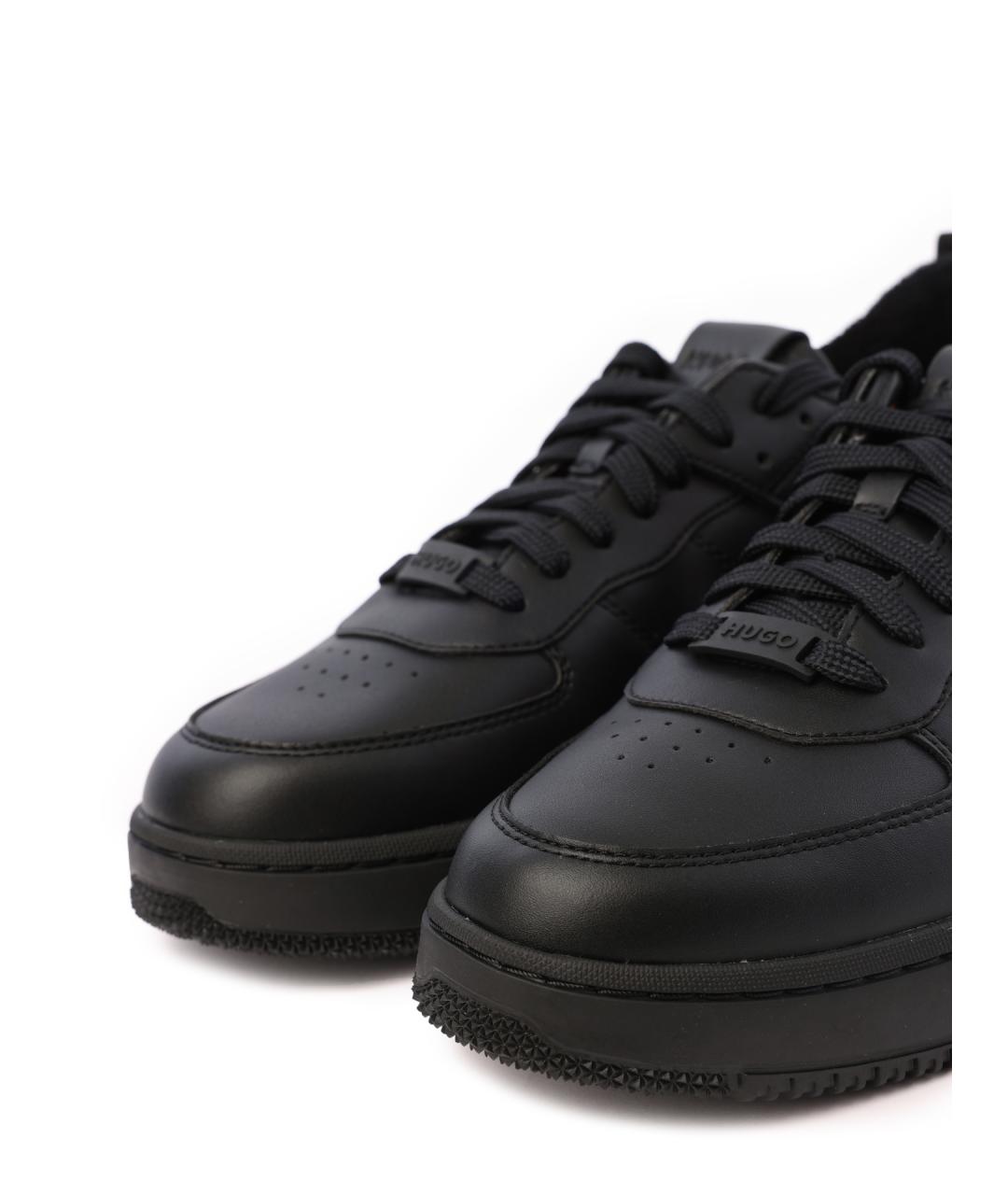 HUGO Черные низкие кроссовки / кеды, фото 6