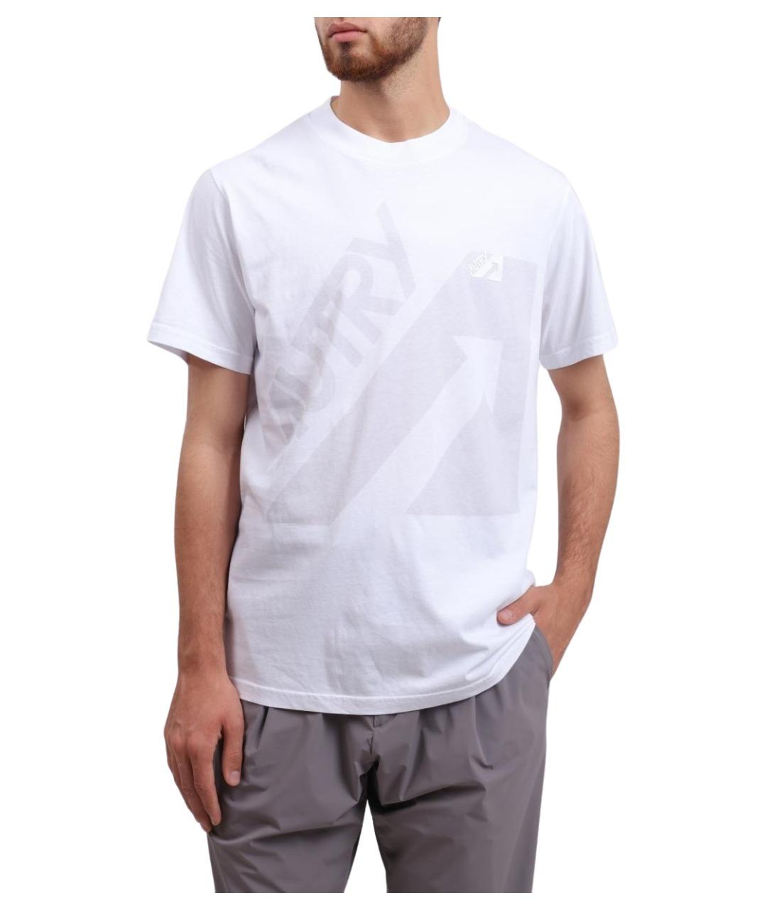 AUTRY Белая хлопковая футболка, фото 1