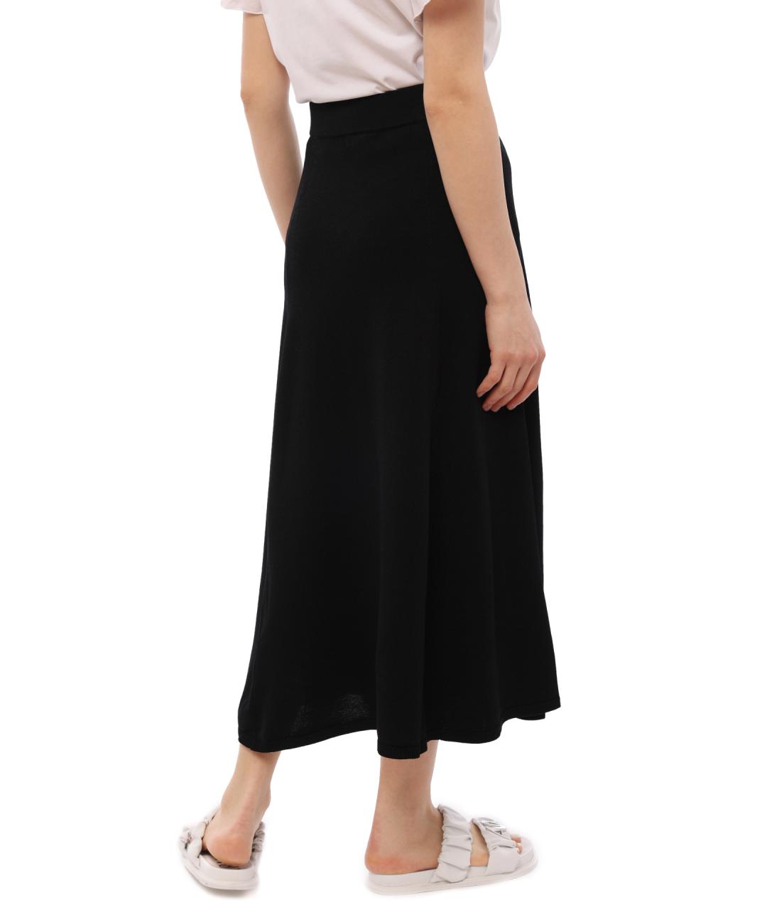 ARMANI EXCHANGE Черная юбка миди, фото 5