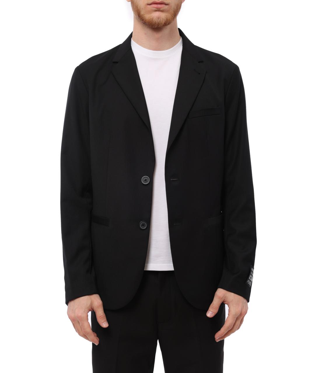 ARMANI EXCHANGE Черный полиэстеровый пиджак, фото 4