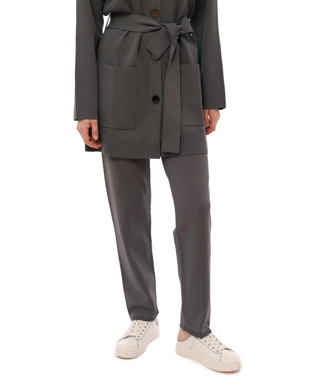 ARMANI EXCHANGE Серые прямые брюки, фото 1