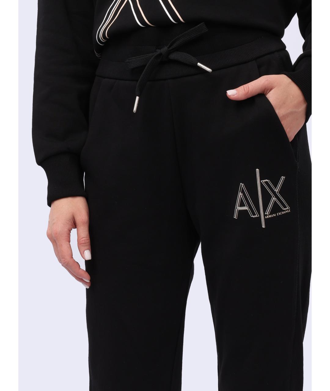 ARMANI EXCHANGE Черные прямые брюки, фото 5