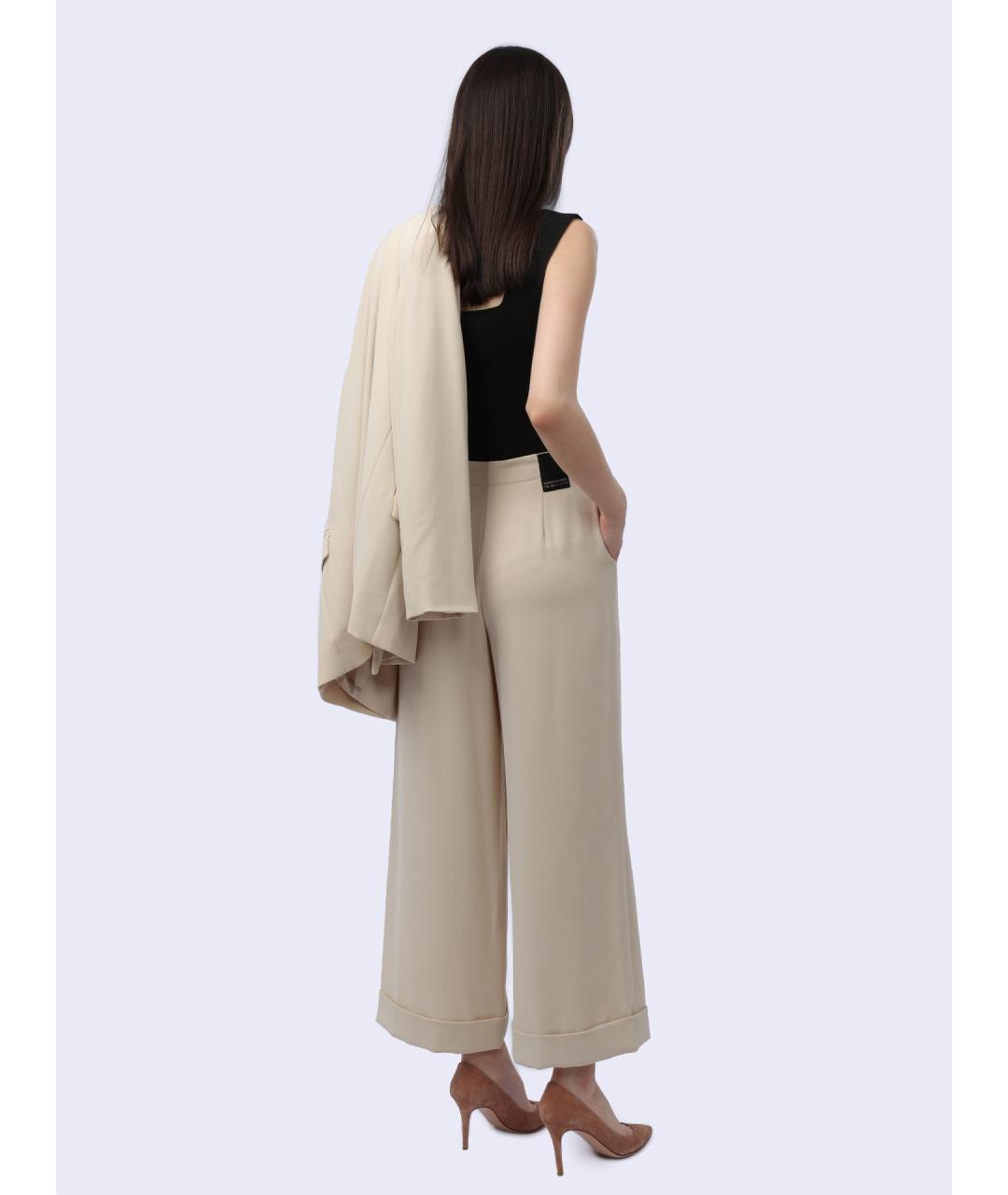 ARMANI EXCHANGE Бежевые прямые брюки, фото 6