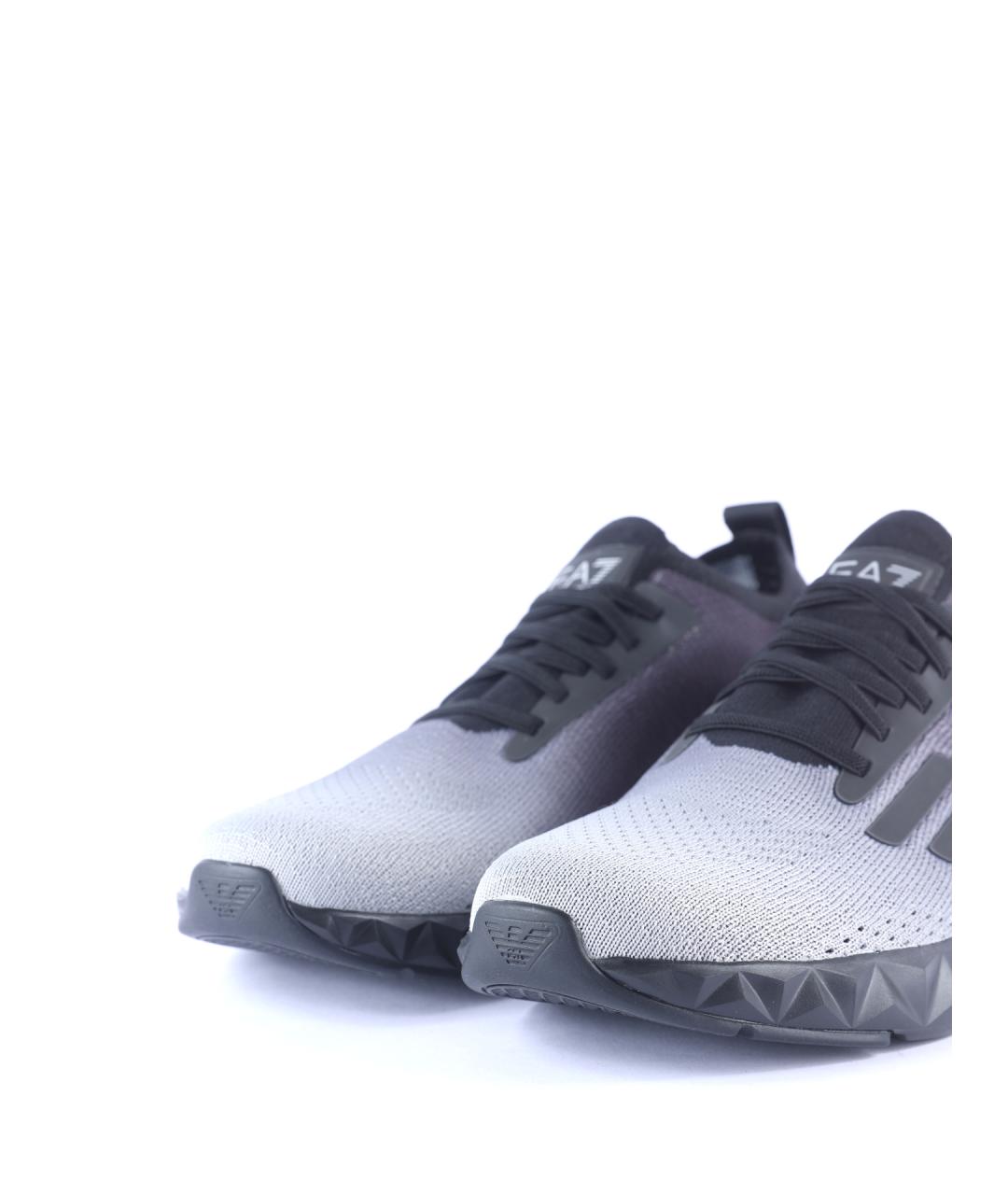 EA7 Мульти текстильные низкие кроссовки / кеды, фото 7