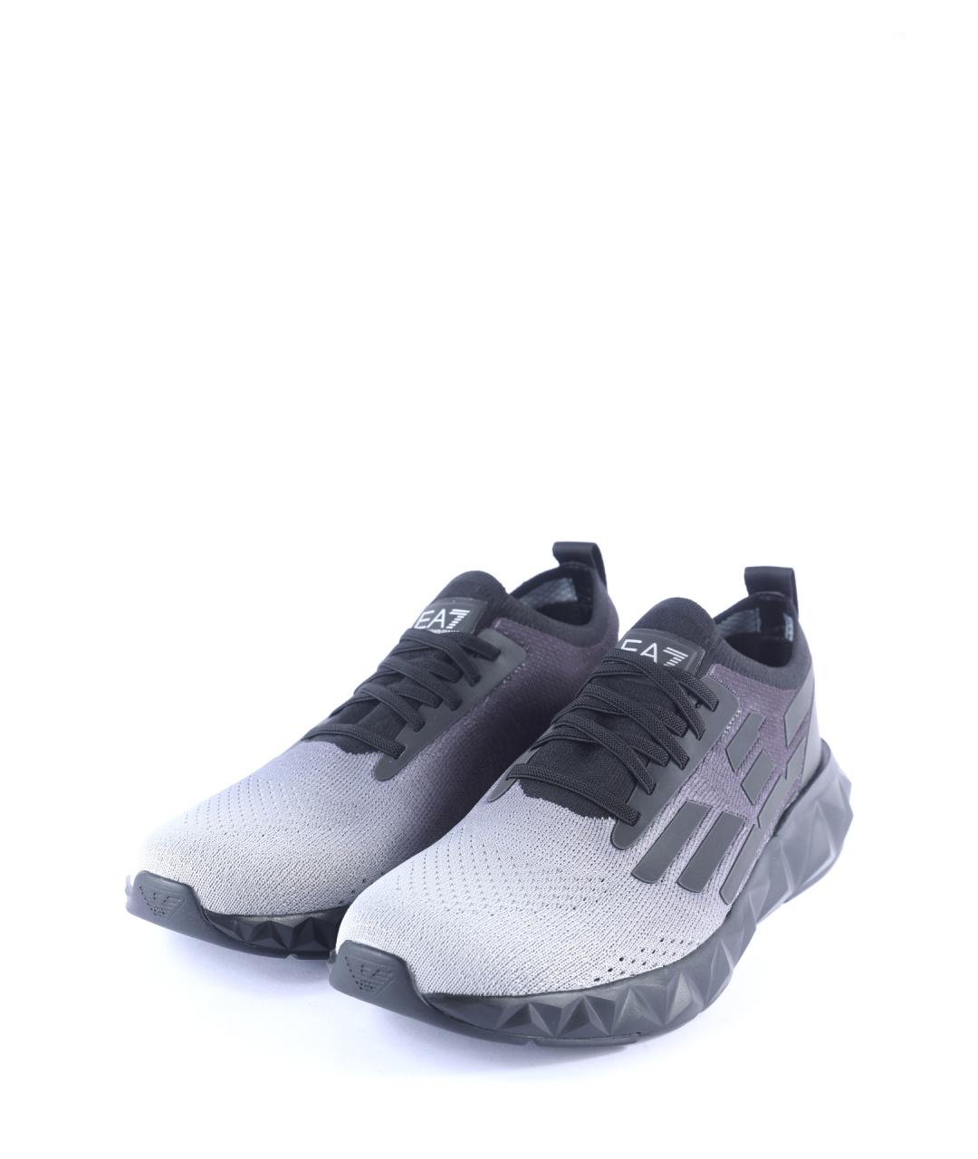 EA7 Мульти текстильные низкие кроссовки / кеды, фото 2