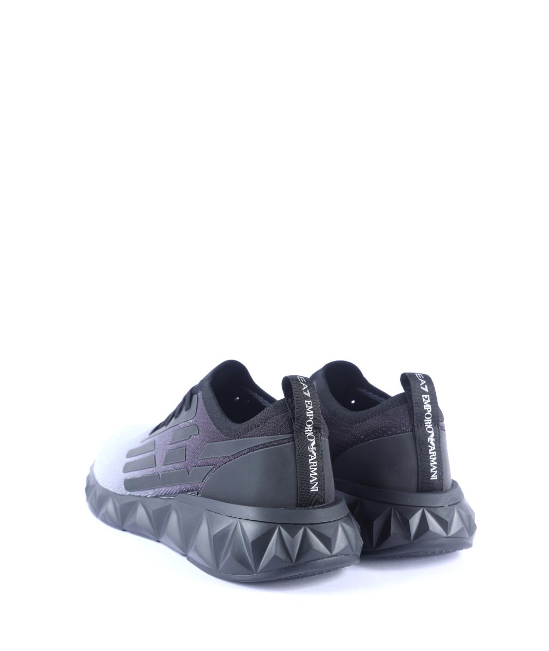 EA7 Мульти текстильные низкие кроссовки / кеды, фото 3