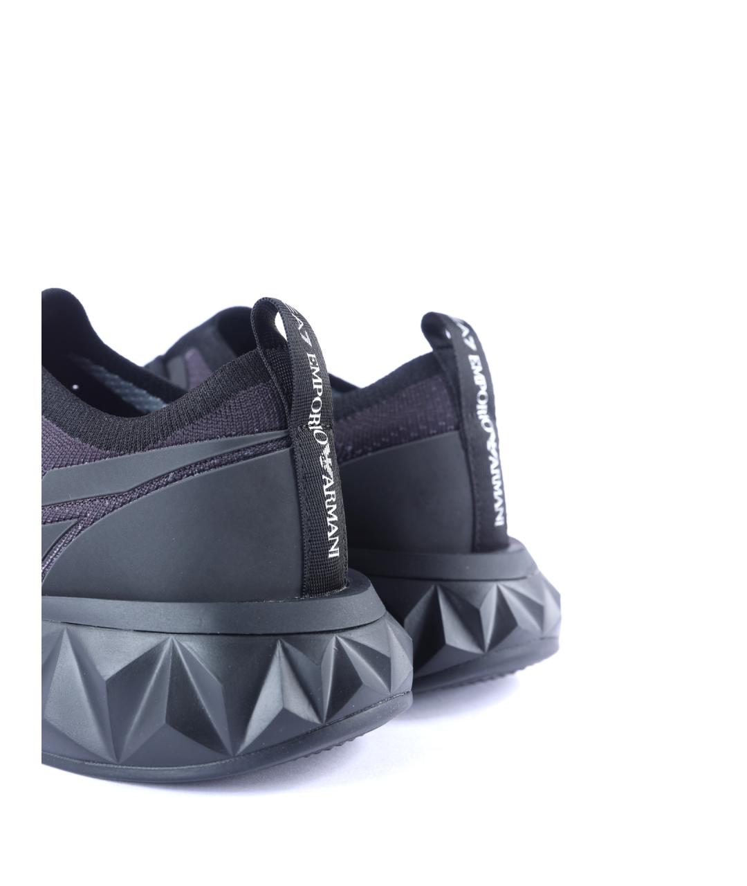 EA7 Мульти текстильные низкие кроссовки / кеды, фото 8