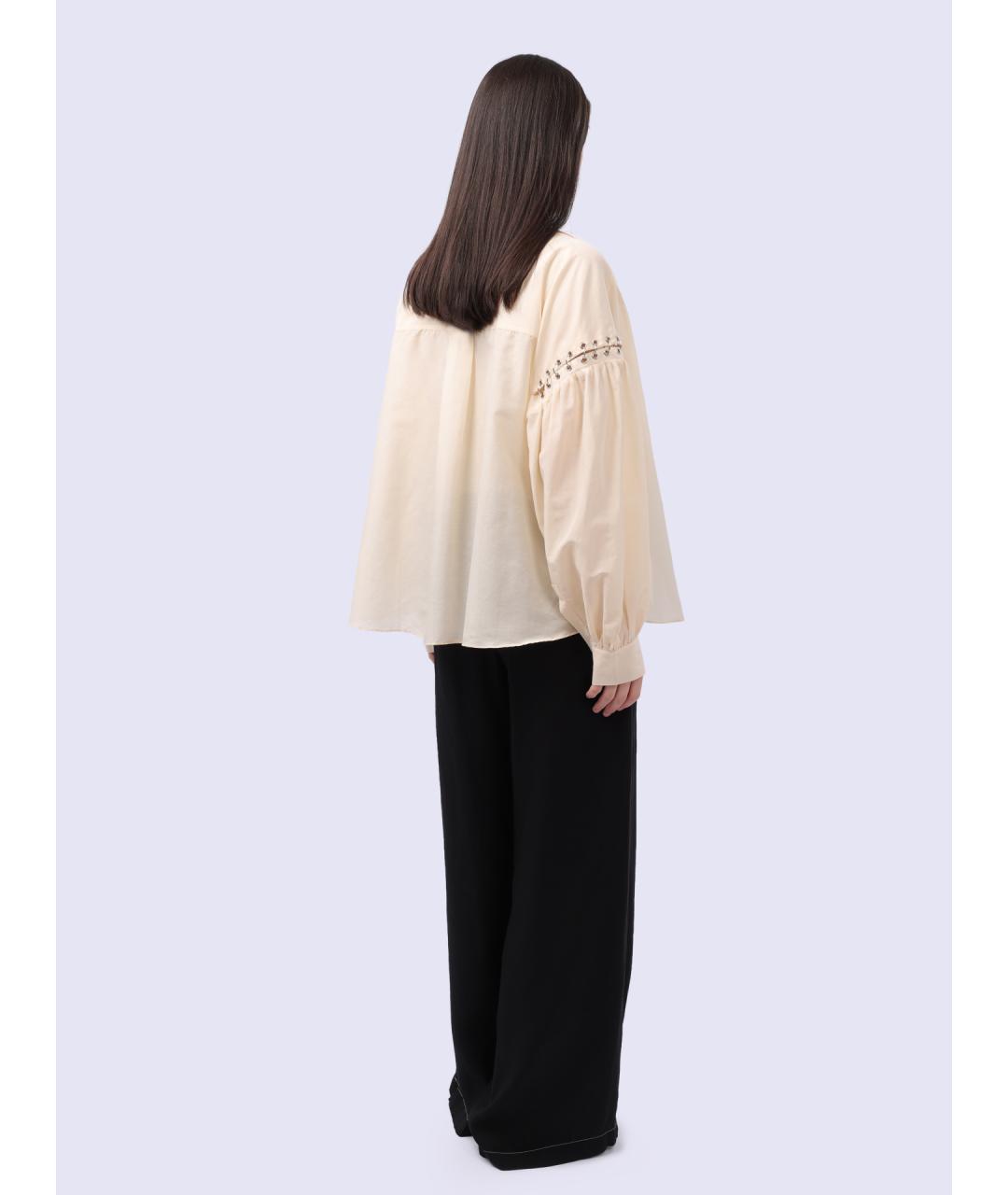 PINKO Розовая хлопковая блузы, фото 7