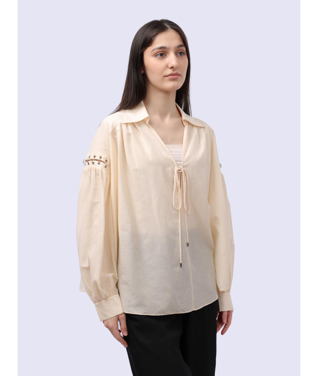 PINKO Розовая хлопковая блузы, фото 5