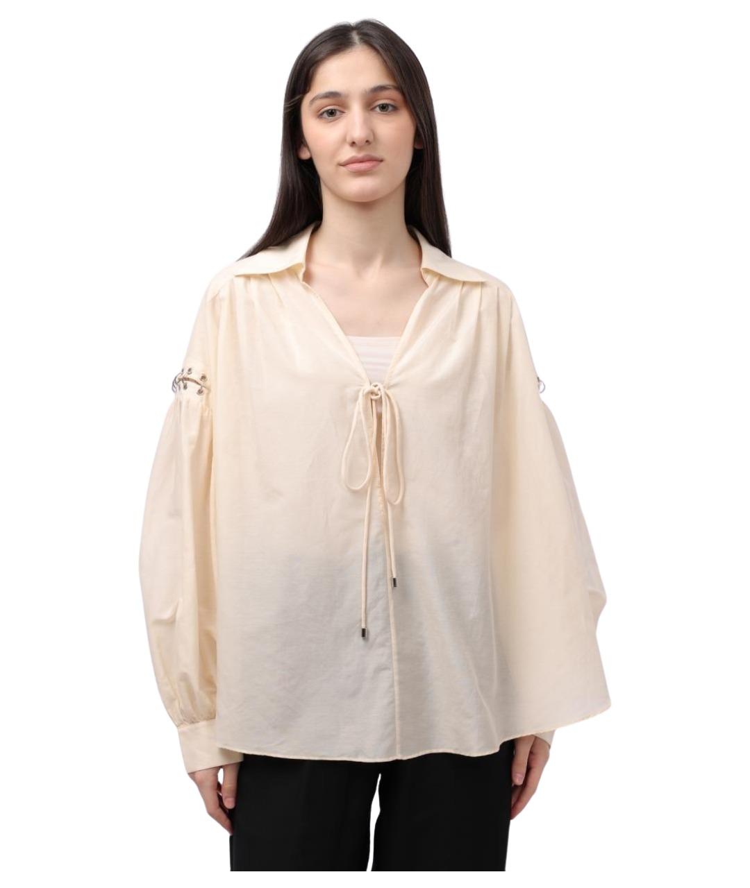 PINKO Розовая хлопковая блузы, фото 1