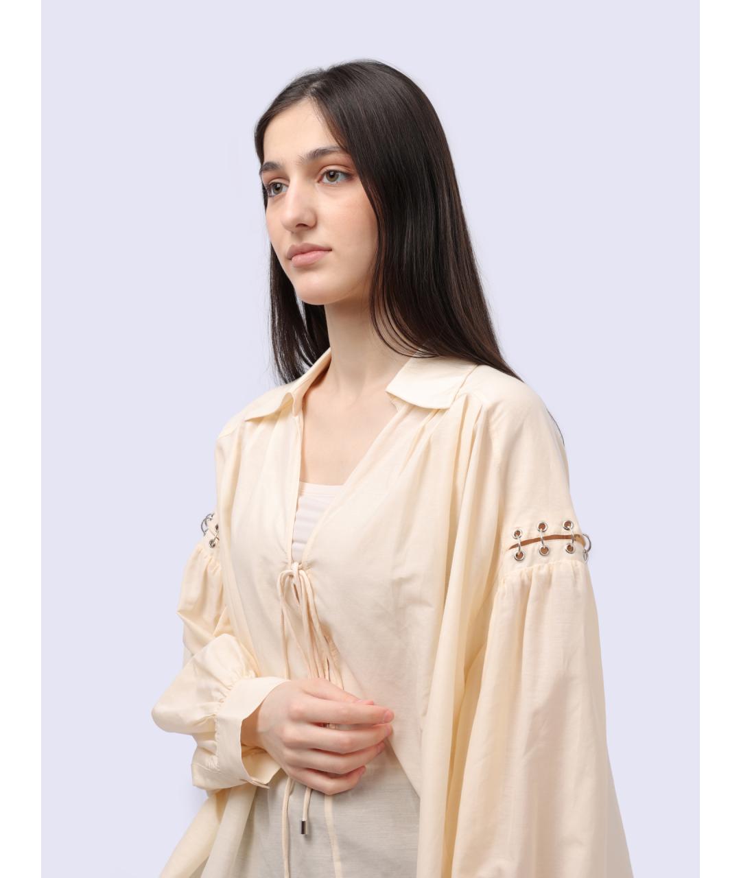 PINKO Розовая хлопковая блузы, фото 4