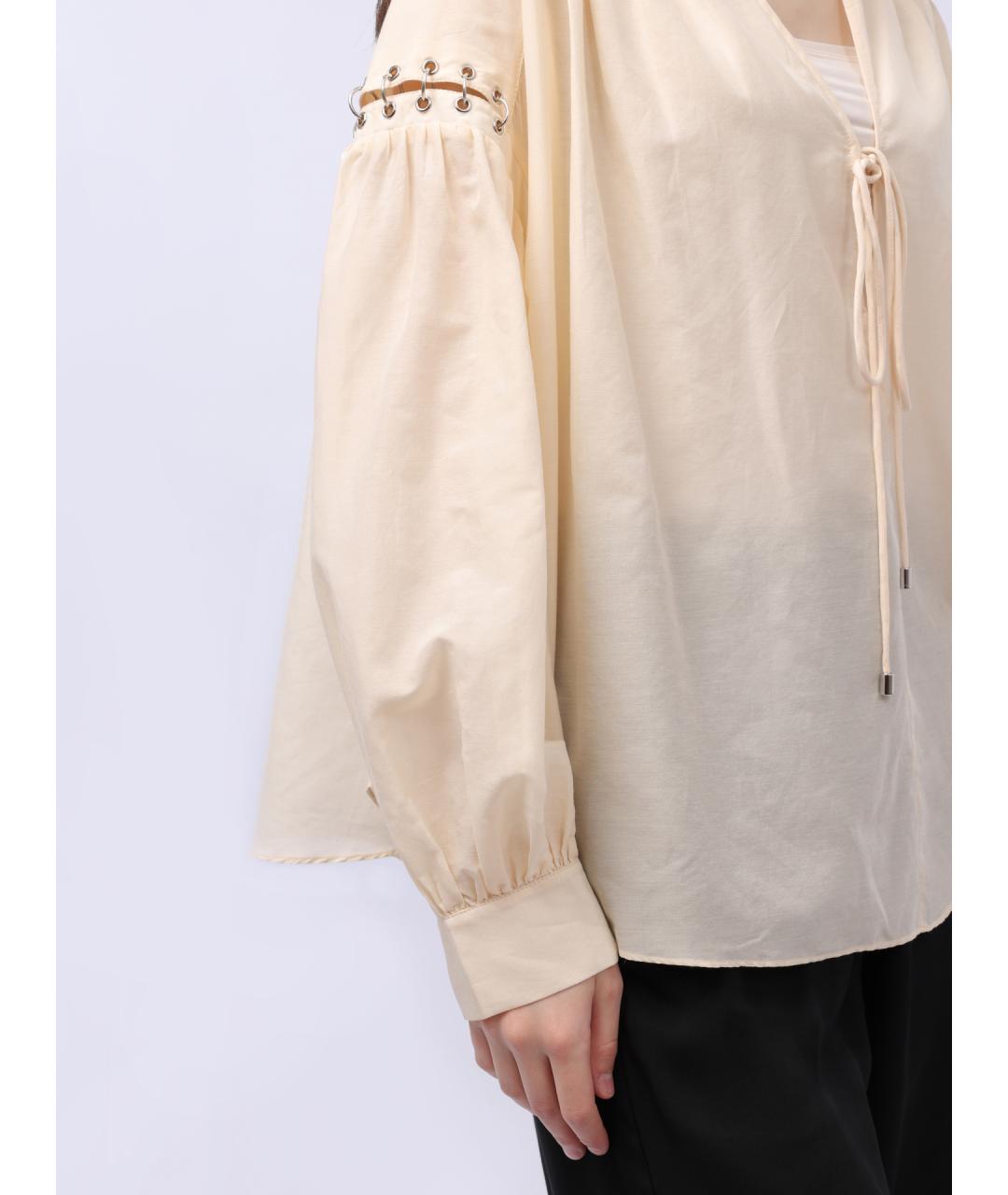 PINKO Розовая хлопковая блузы, фото 6