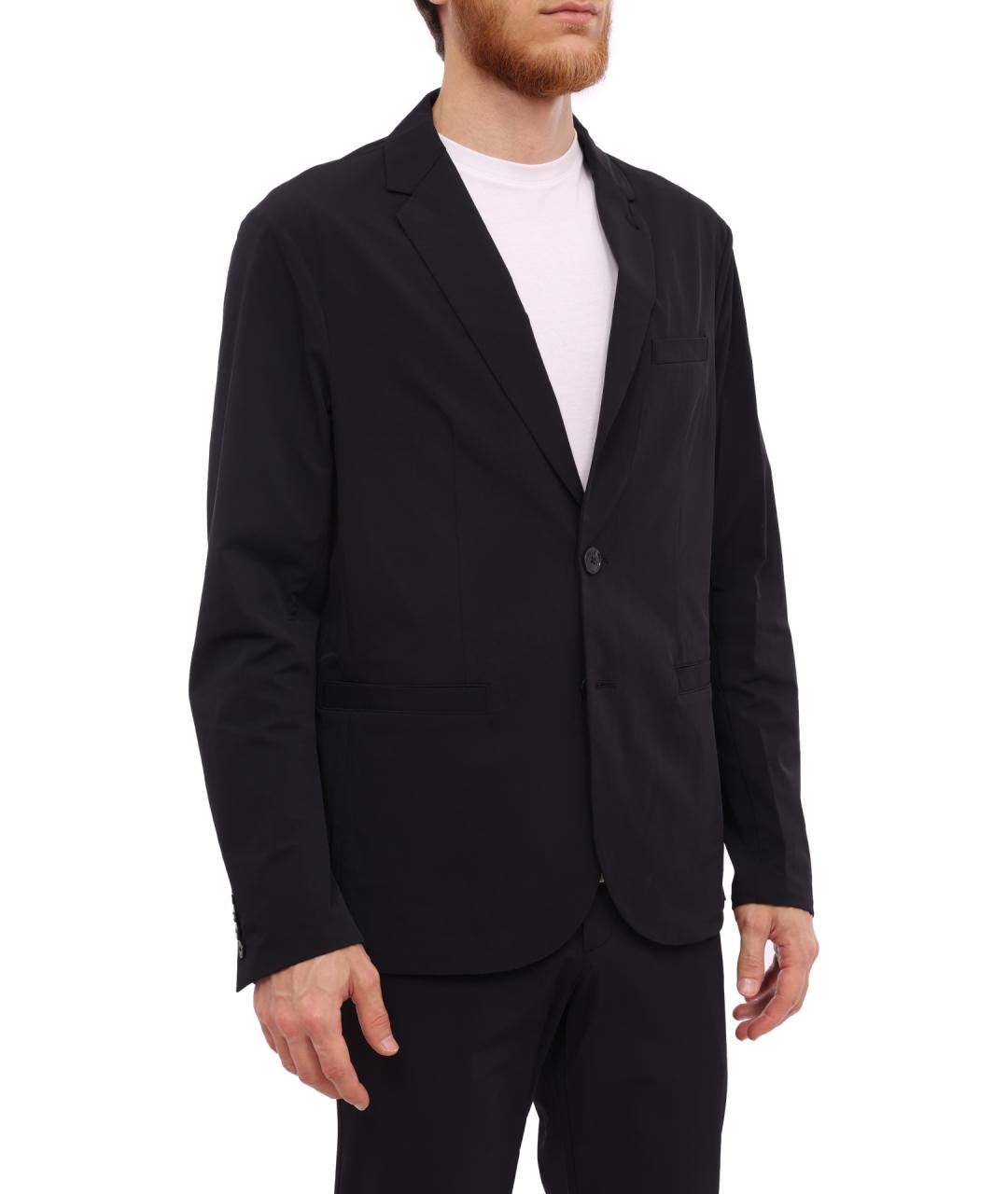 ARMANI EXCHANGE Темно-синий полиамидовый пиджак, фото 6