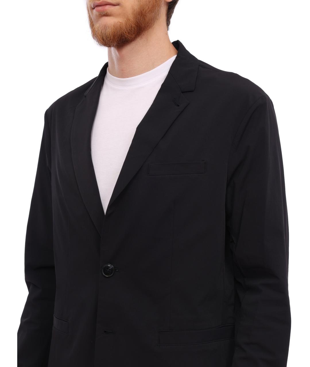 ARMANI EXCHANGE Темно-синий полиамидовый пиджак, фото 4
