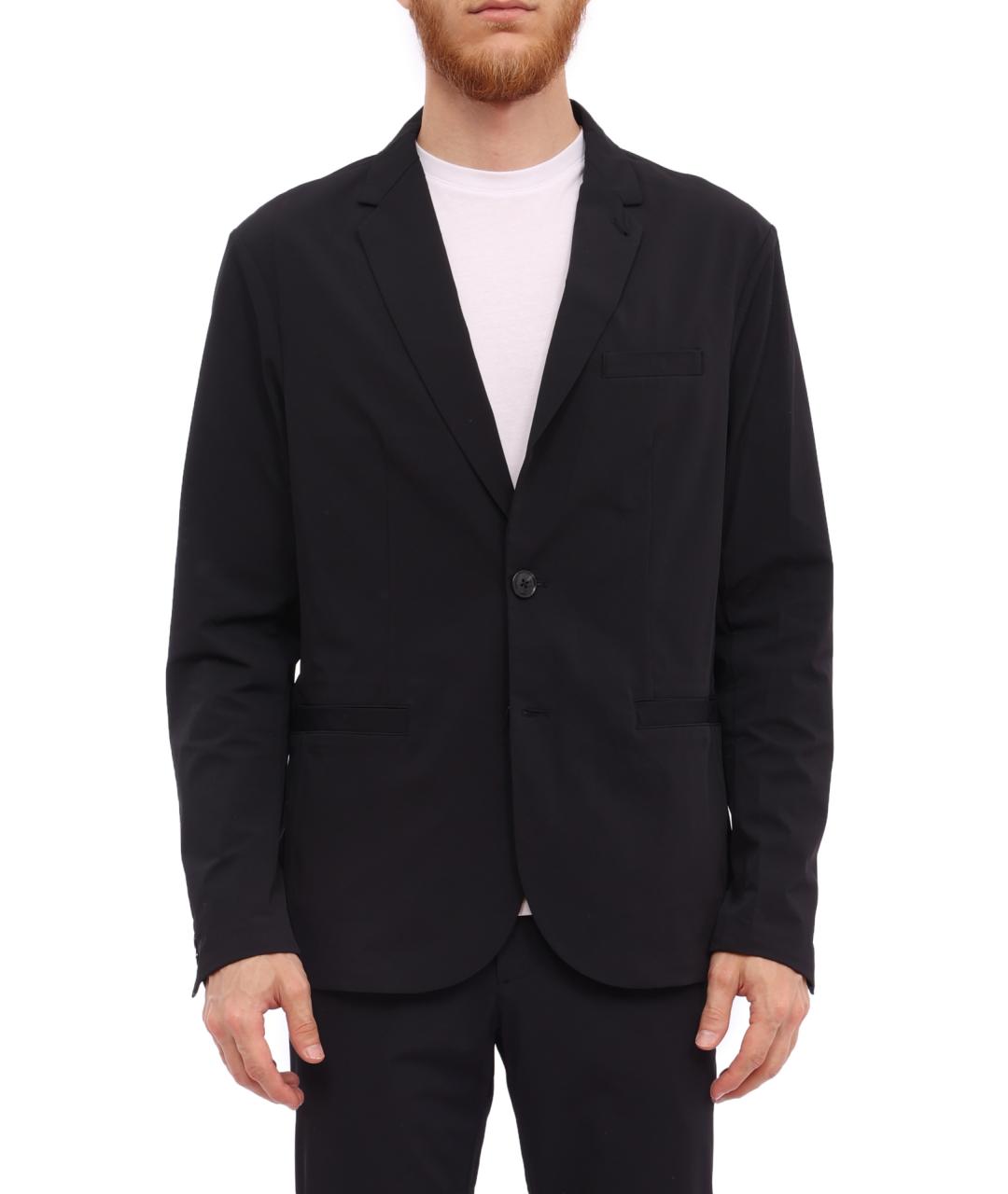 ARMANI EXCHANGE Темно-синий полиамидовый пиджак, фото 1