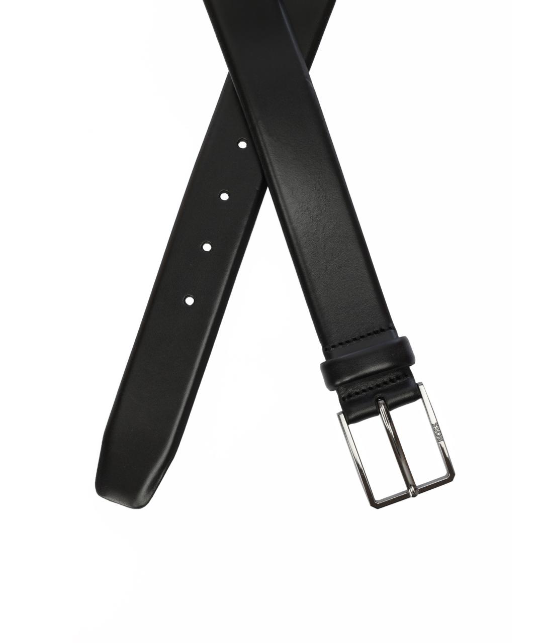 HUGO BOSS Черный ремень из искусственной кожи, фото 2