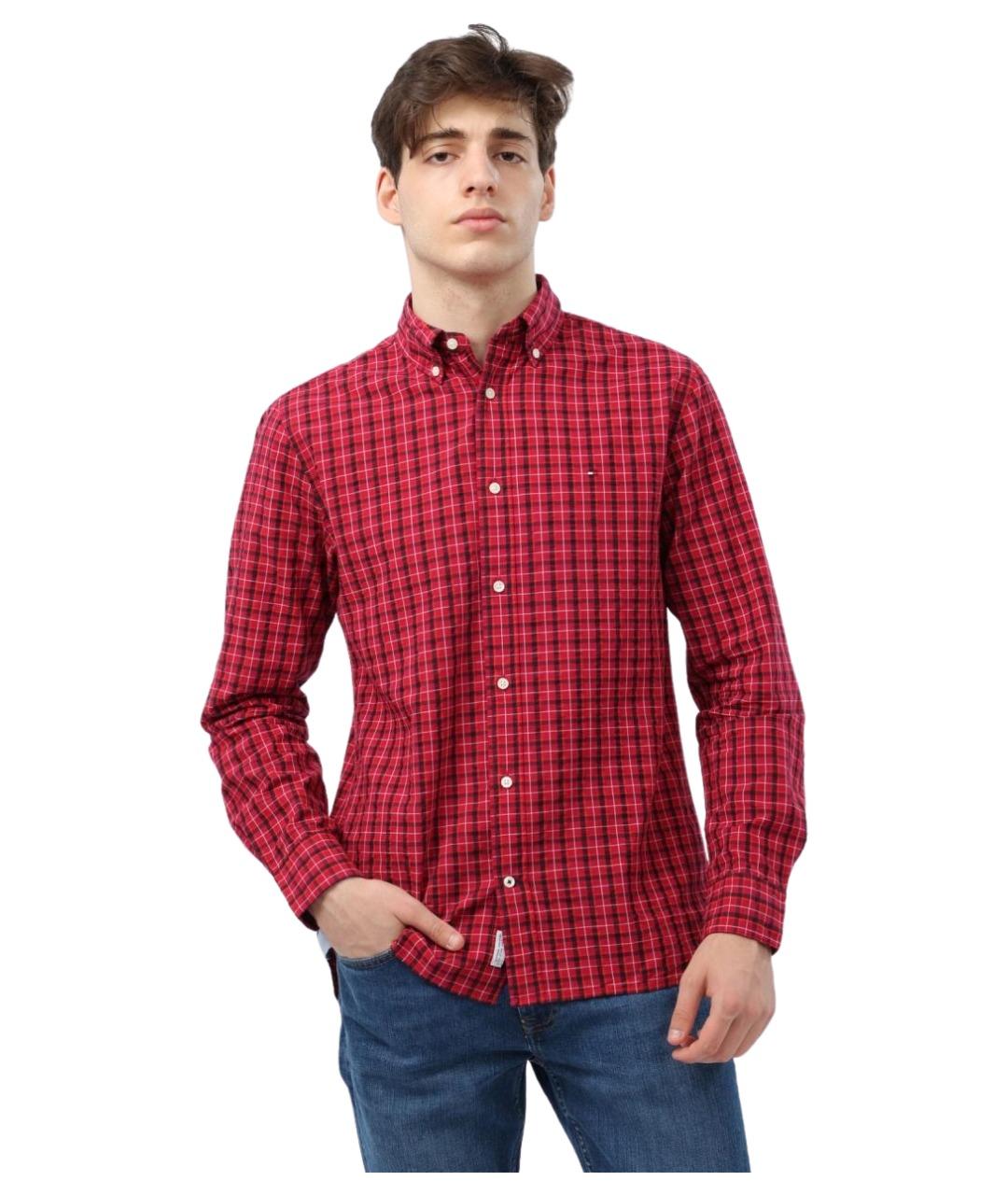 TOMMY HILFIGER Красная кэжуал рубашка, фото 1