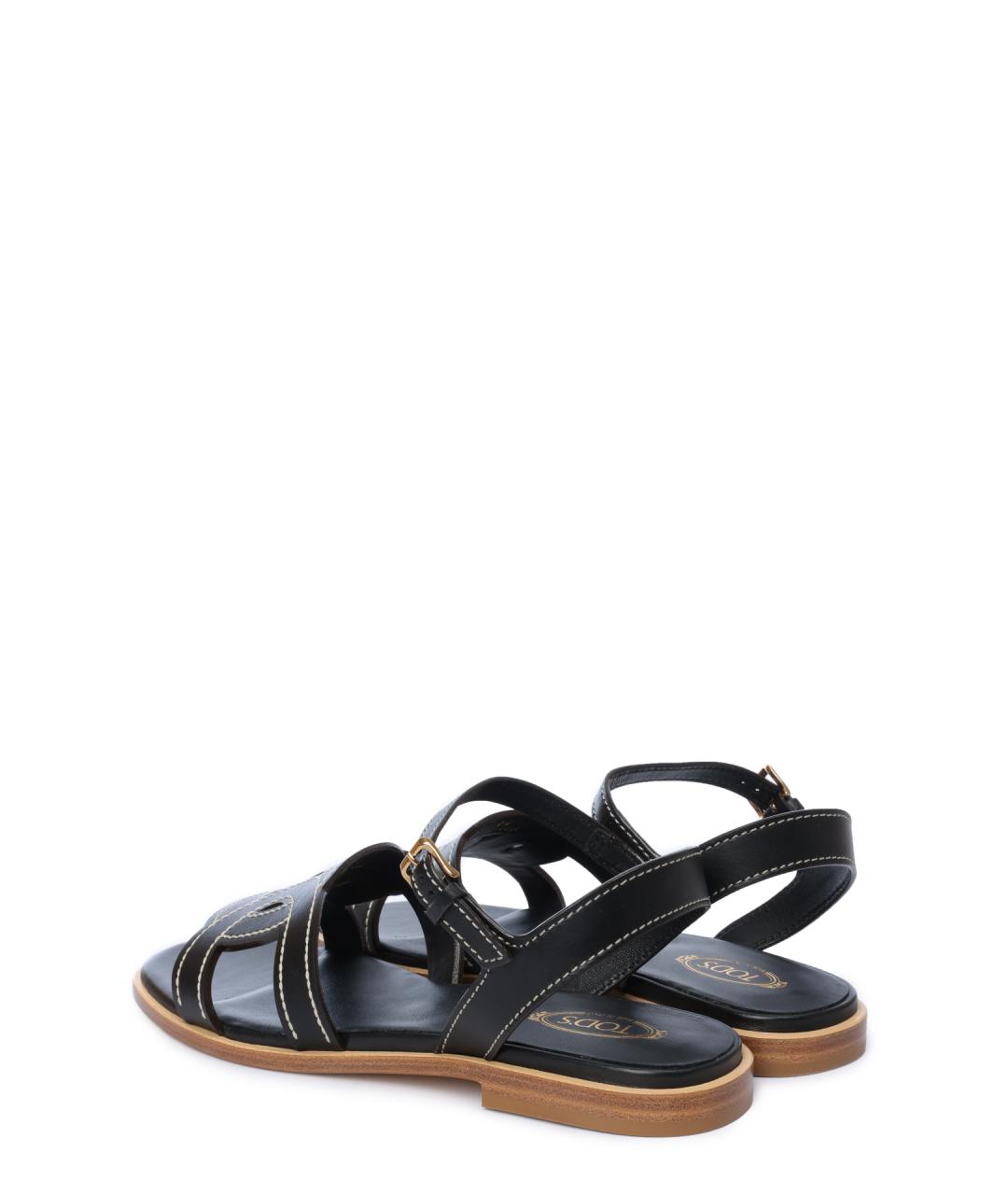 TOD'S Черные сандалии, фото 3