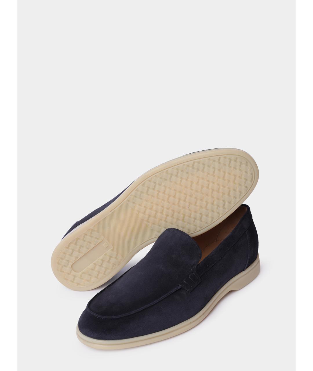 PREMIATA Темно-синие замшевые лоферы, фото 4