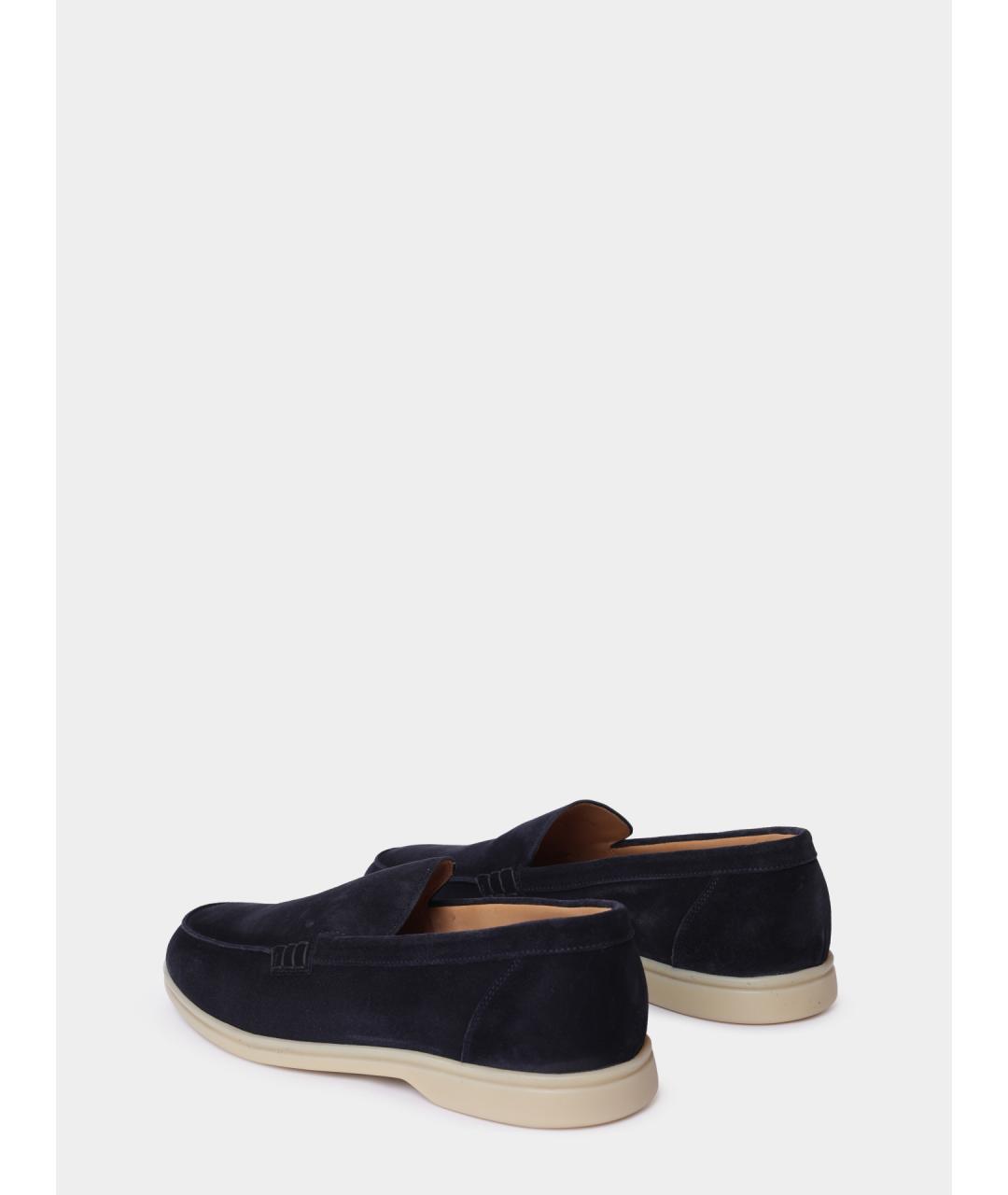 PREMIATA Темно-синие замшевые лоферы, фото 5