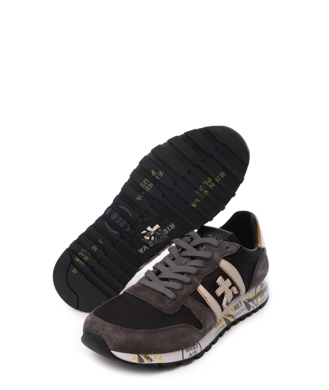 PREMIATA Мульти замшевые низкие кроссовки / кеды, фото 4