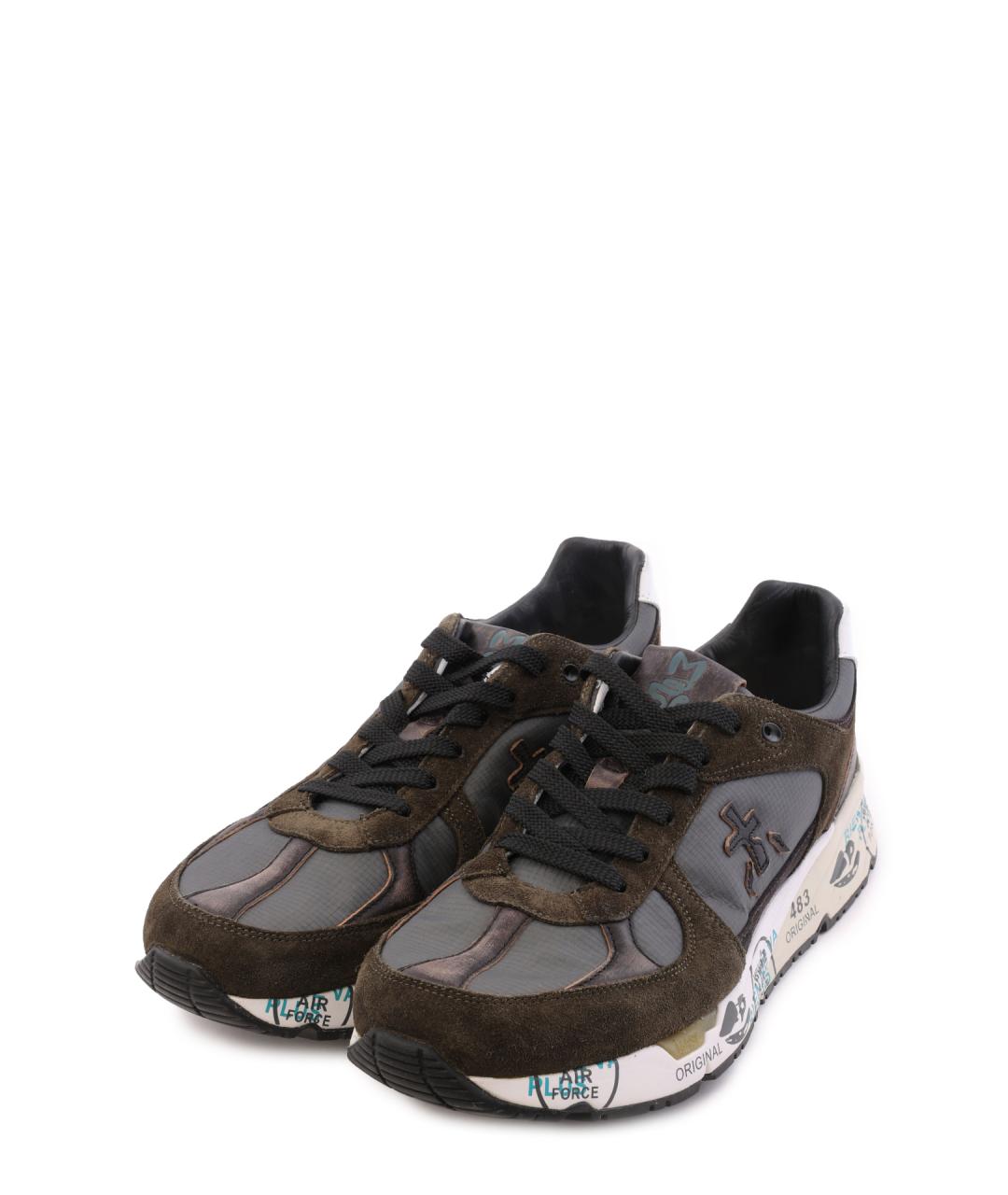 PREMIATA Мульти кожаные низкие кроссовки / кеды, фото 2