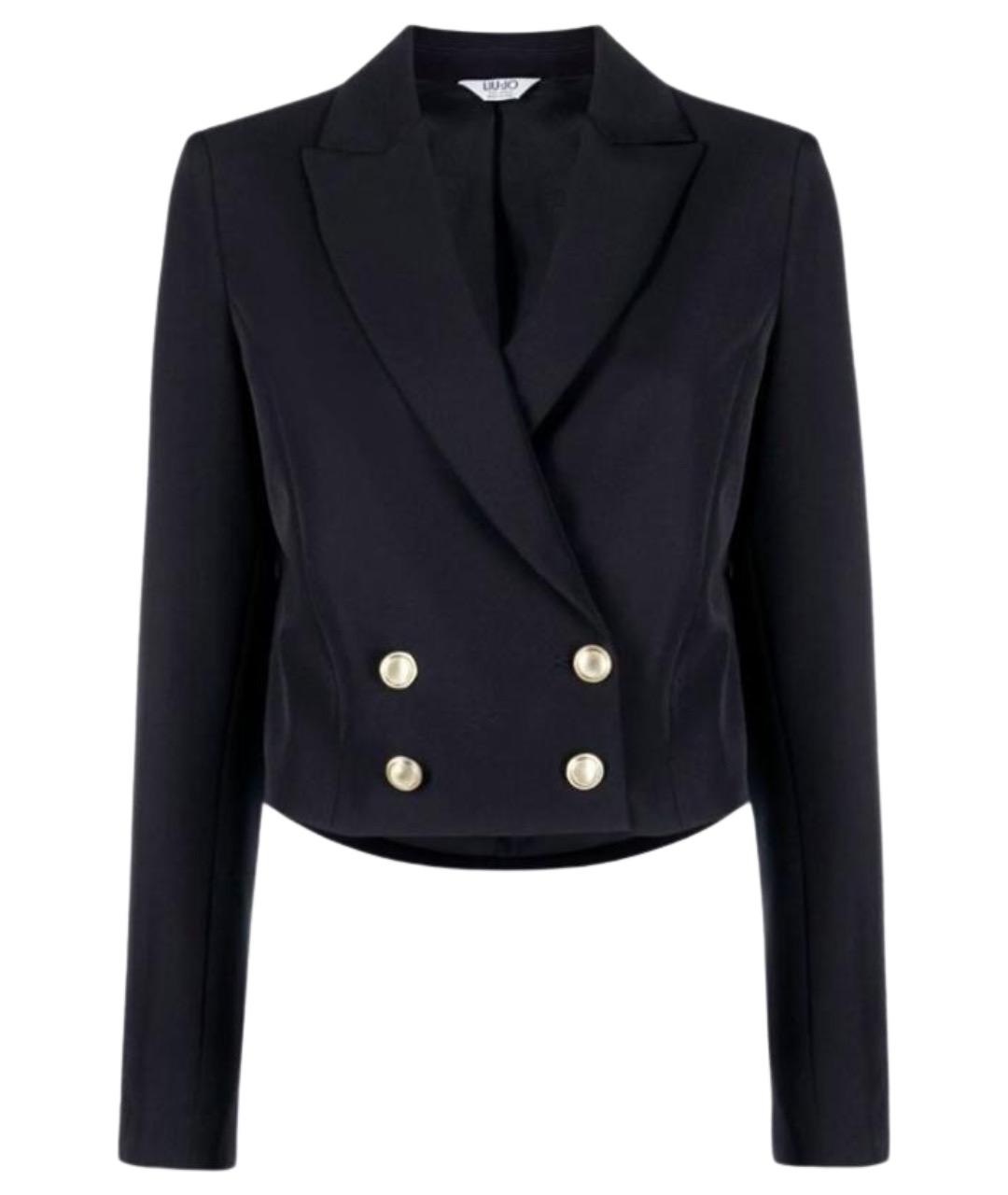 LIU JO Синий полиэстеровый жакет/пиджак, фото 1