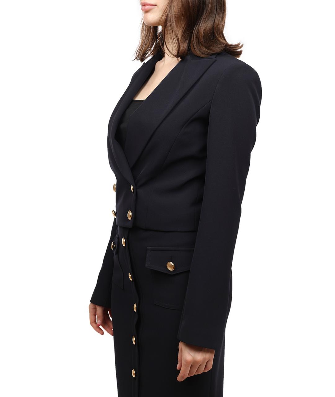 LIU JO Синий полиэстеровый жакет/пиджак, фото 5