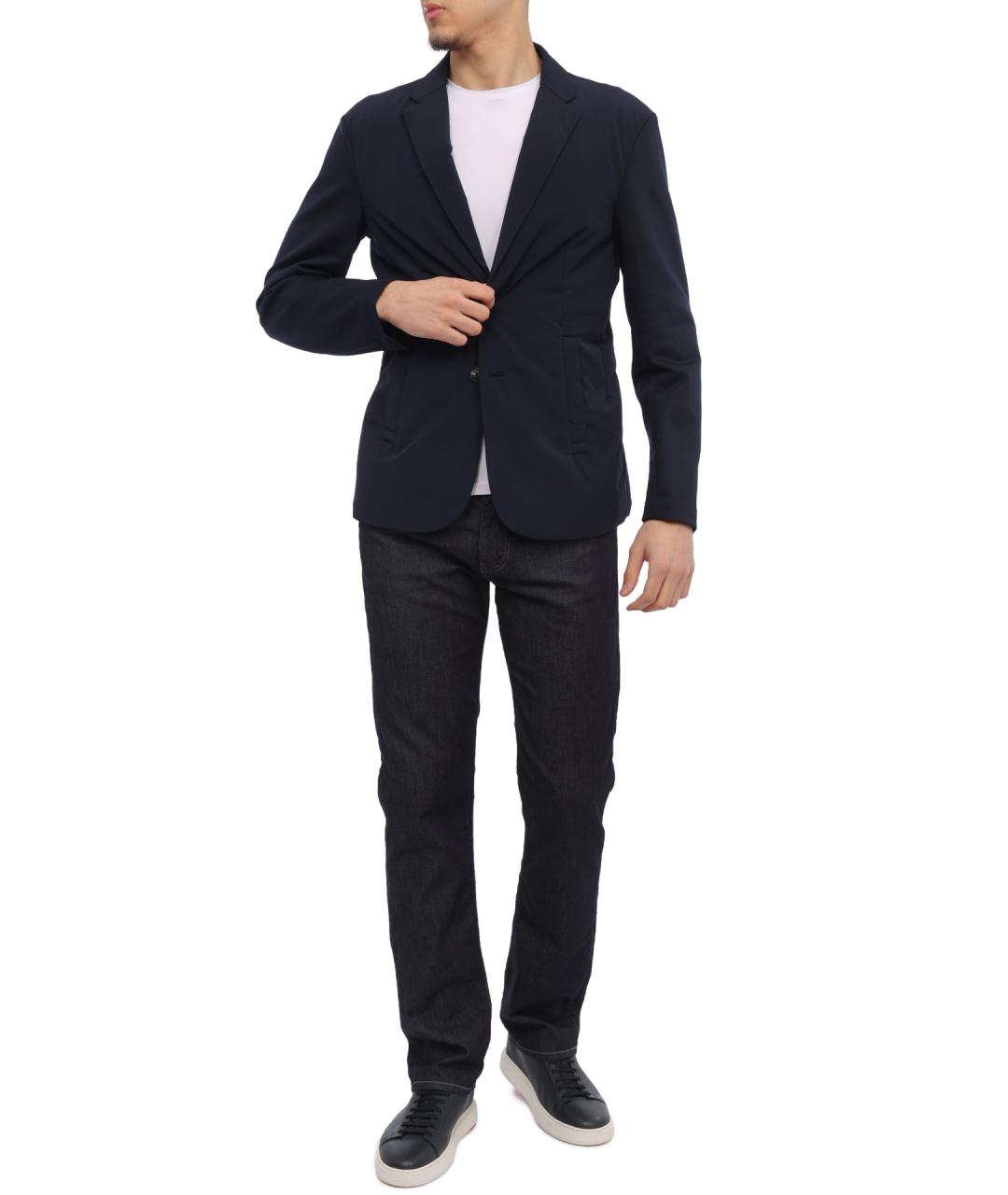 EMPORIO ARMANI Синий пиджак, фото 2