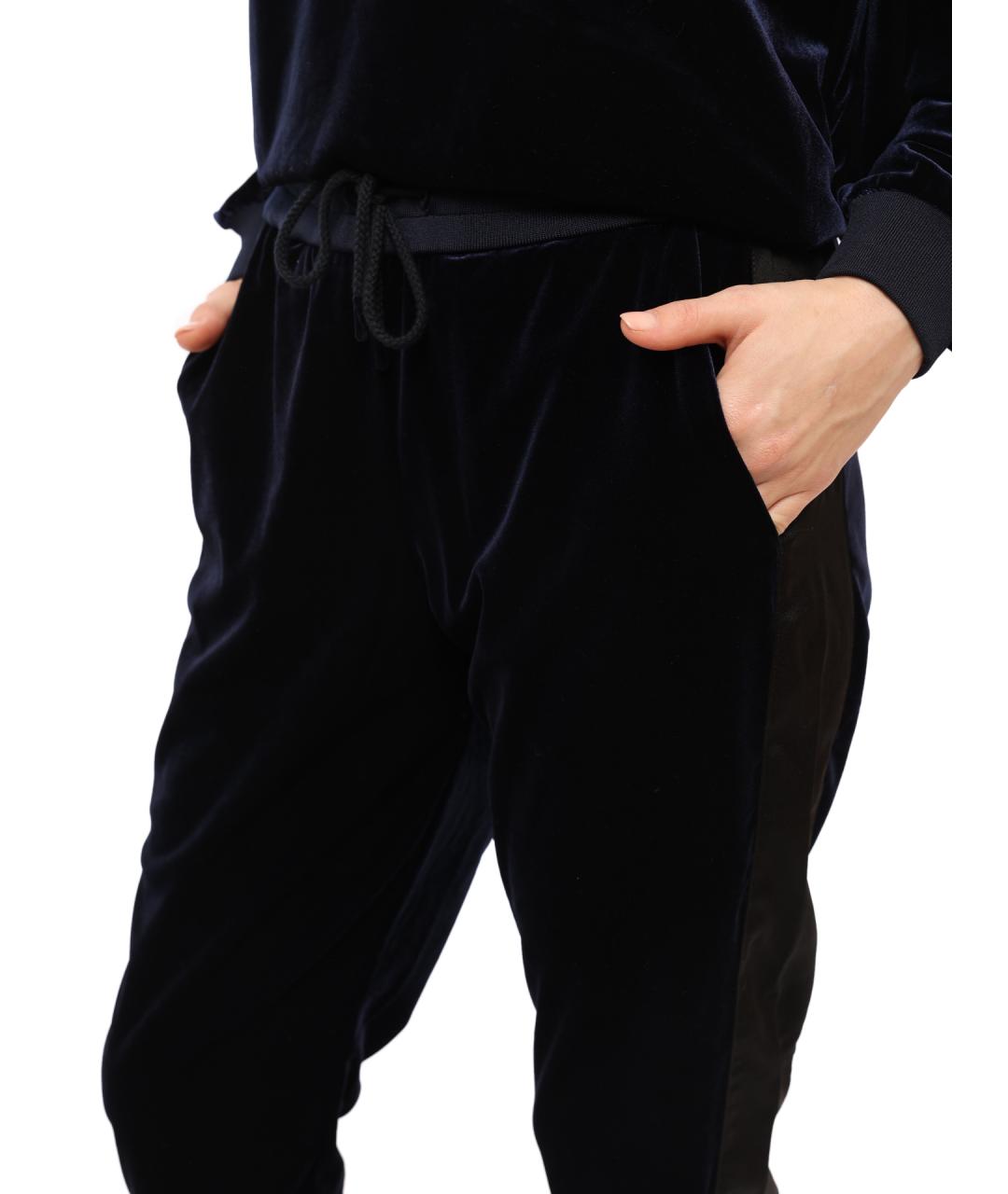 ARMANI EXCHANGE Синие хлопковые прямые брюки, фото 6