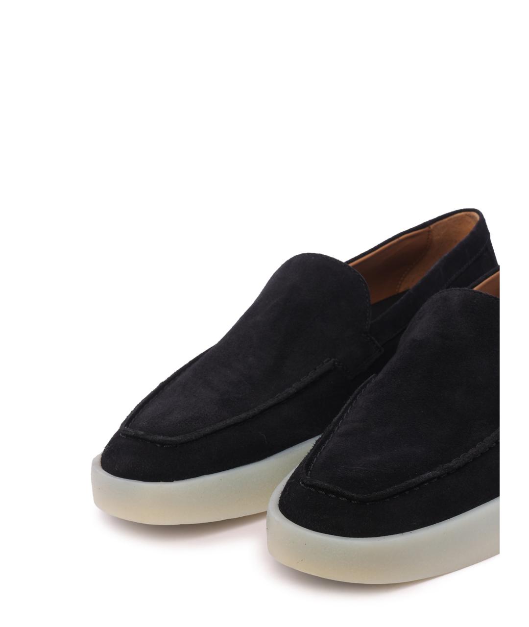 HUGO BOSS Черные замшевые лоферы, фото 6