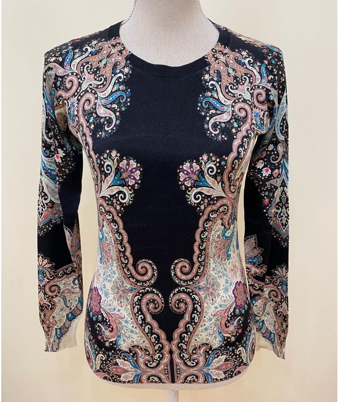 ETRO Мульти шелковый джемпер / свитер, фото 9