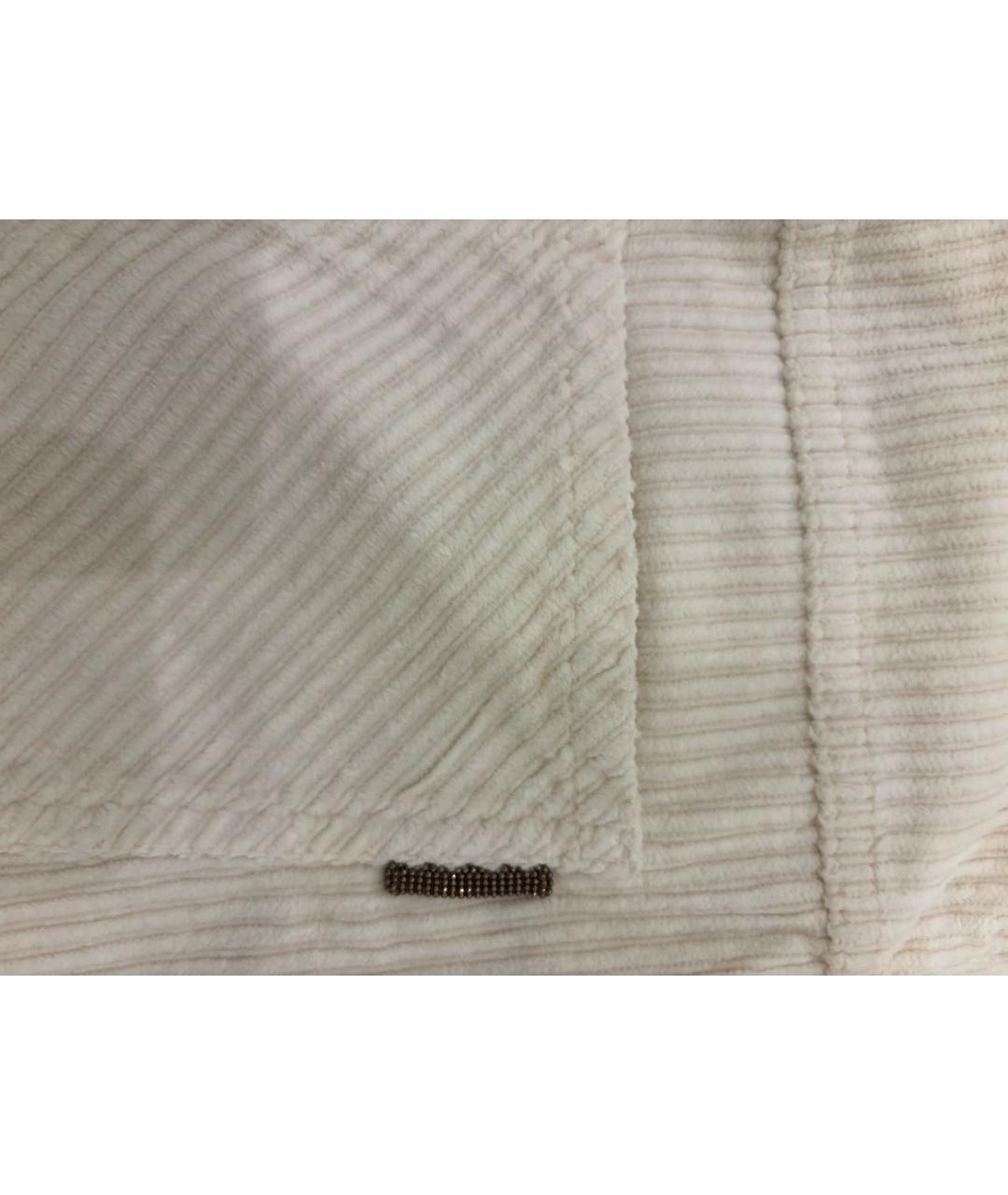 BRUNELLO CUCINELLI Бежевые хлопковые брюки и шорты, фото 4