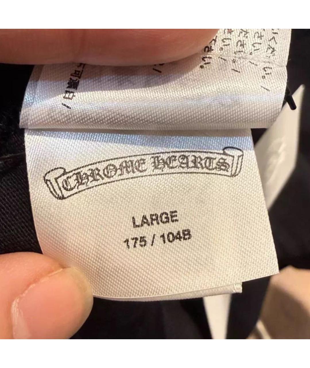 CHROME HEARTS Черная футболка, фото 5