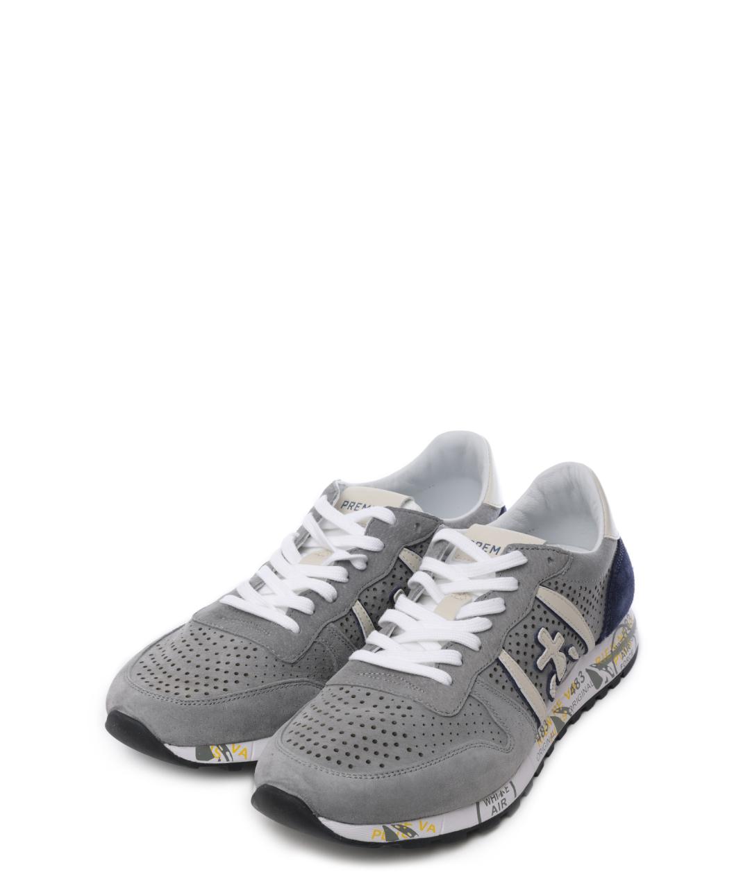 PREMIATA Мульти кожаные низкие кроссовки / кеды, фото 2