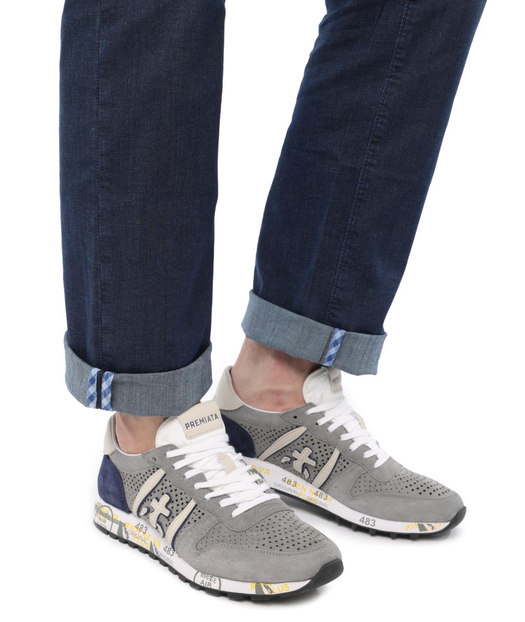 PREMIATA Мульти кожаные низкие кроссовки / кеды, фото 7