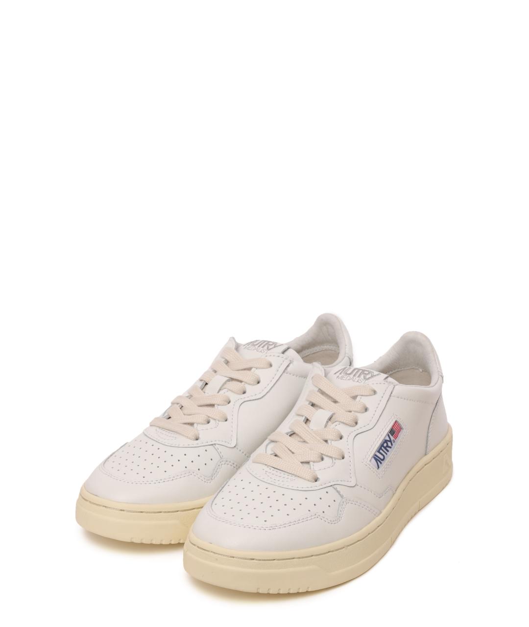 AUTRY Бежевые кожаные кеды, фото 2