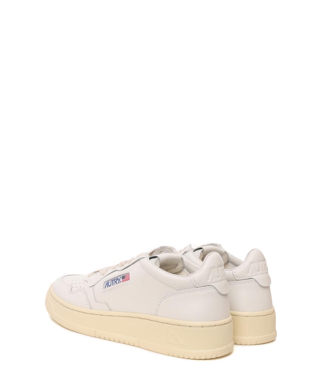 AUTRY Бежевые кожаные кеды, фото 3