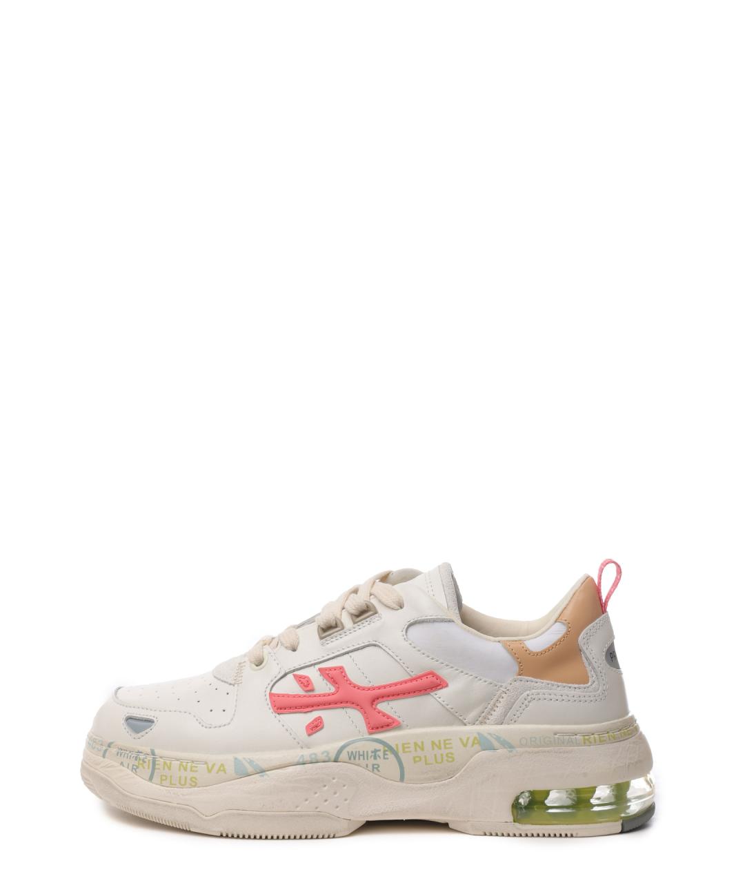 PREMIATA Белые кожаные кроссовки, фото 8